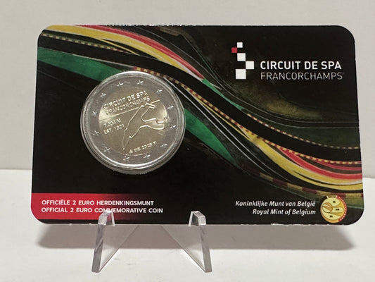 2 euros Belgica 2025 "Spa Francorchamps"