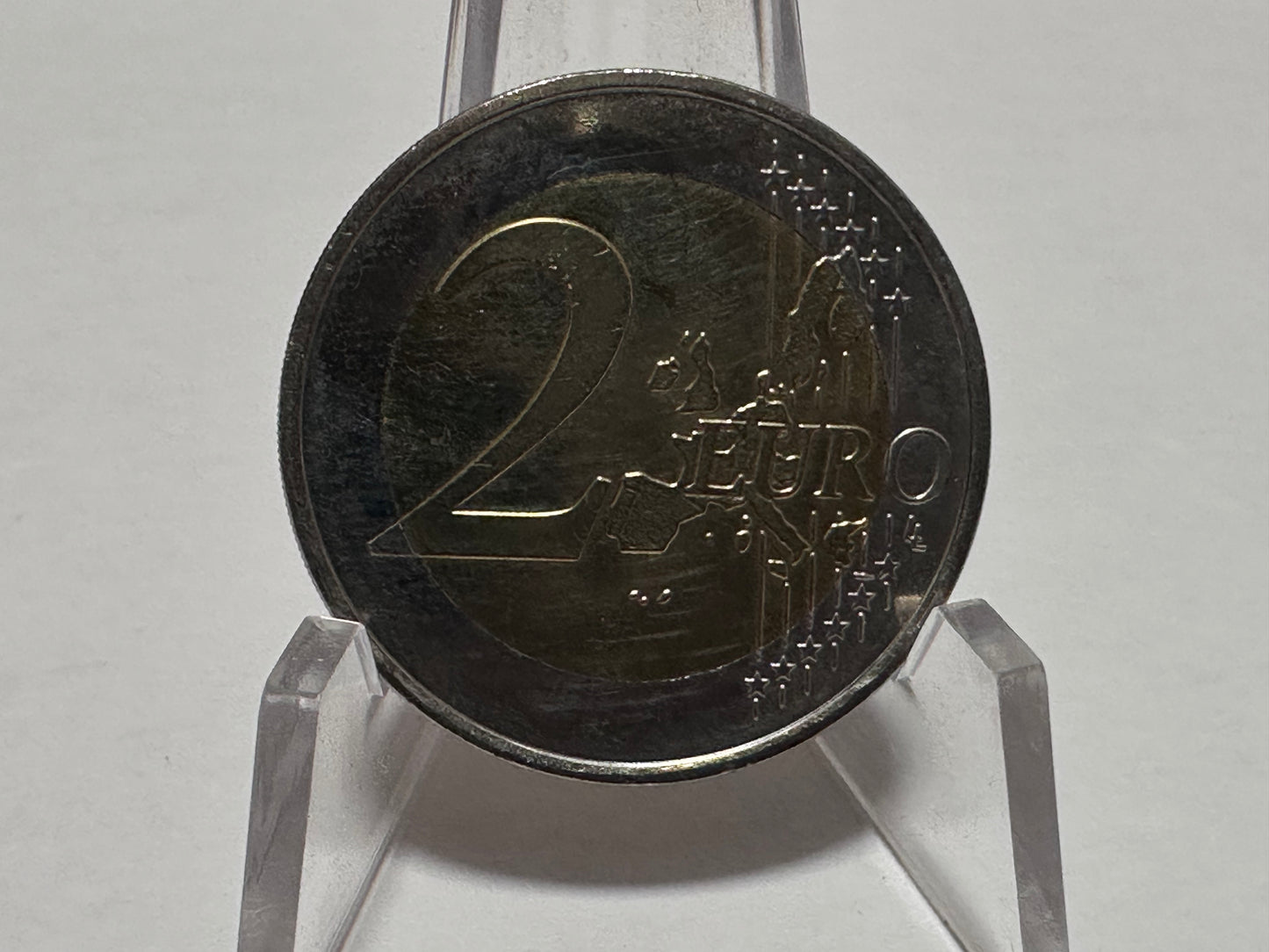 2 euros Alemania 2008 F "Error de Mapa"