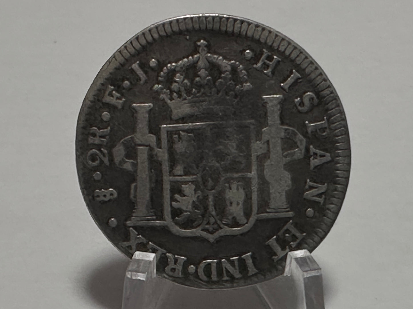 2 Reales Fernando VII Santiago 1816