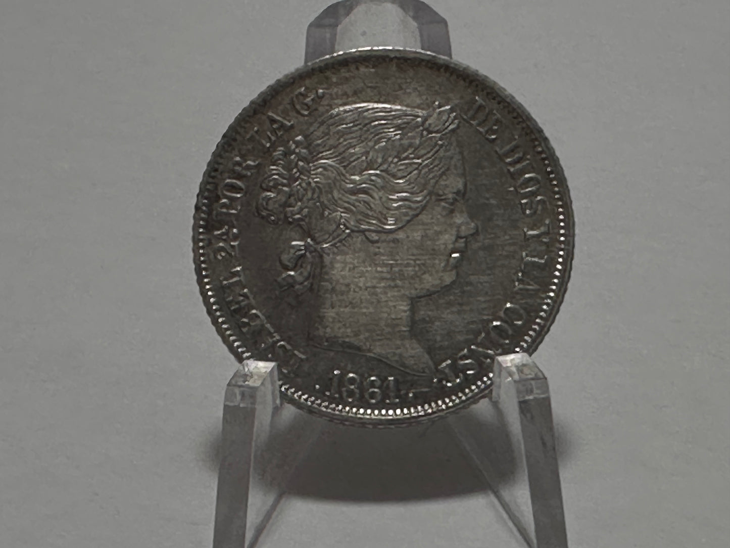 4 Reales Isabel II 1861 Barcelona