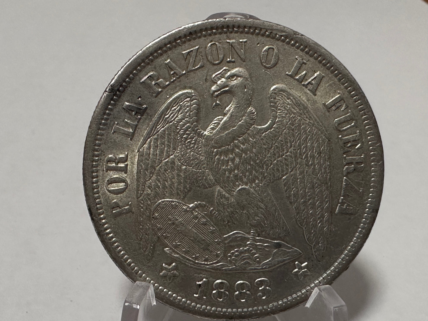 1 Peso Chile 1883