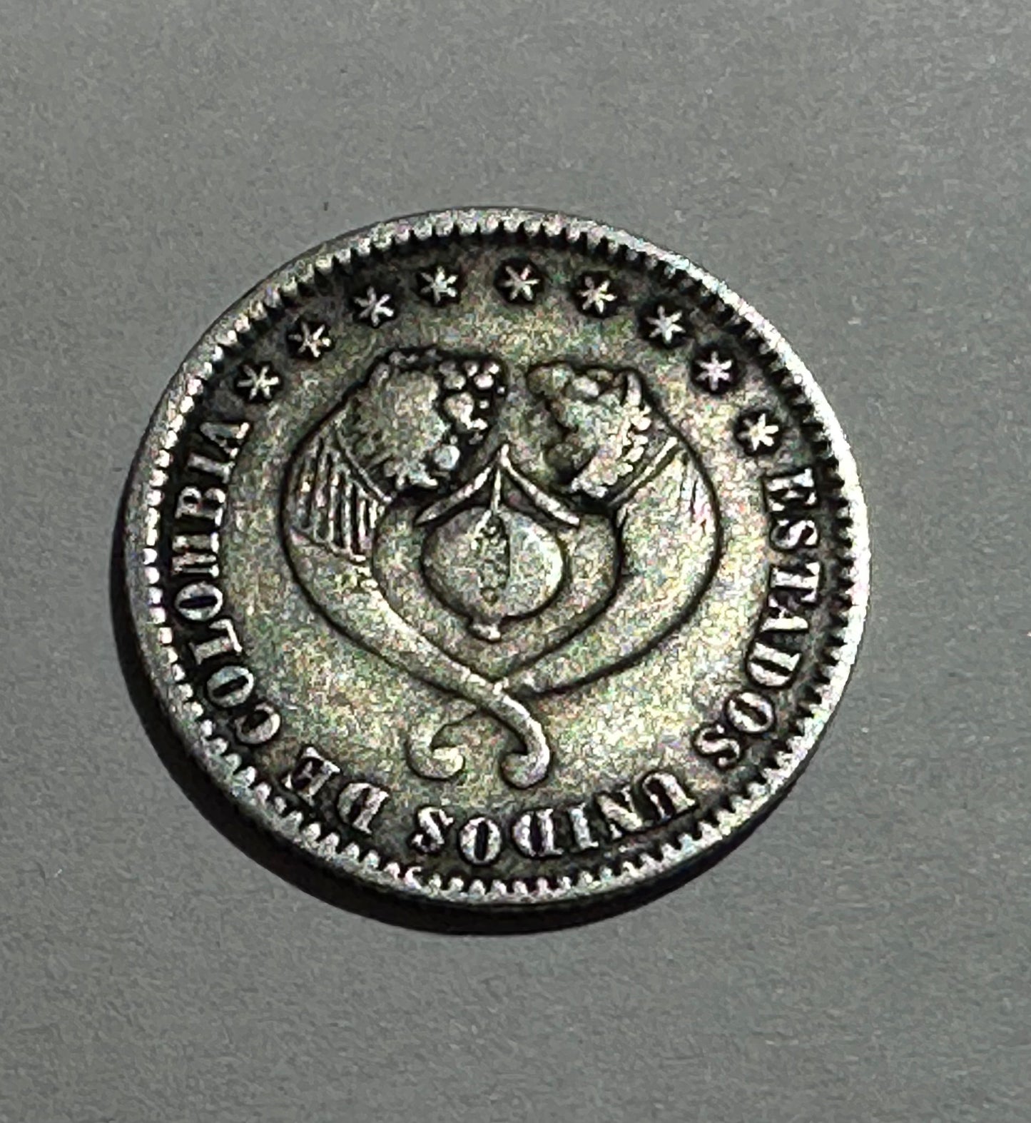 1 Décimo 1866 Colombia