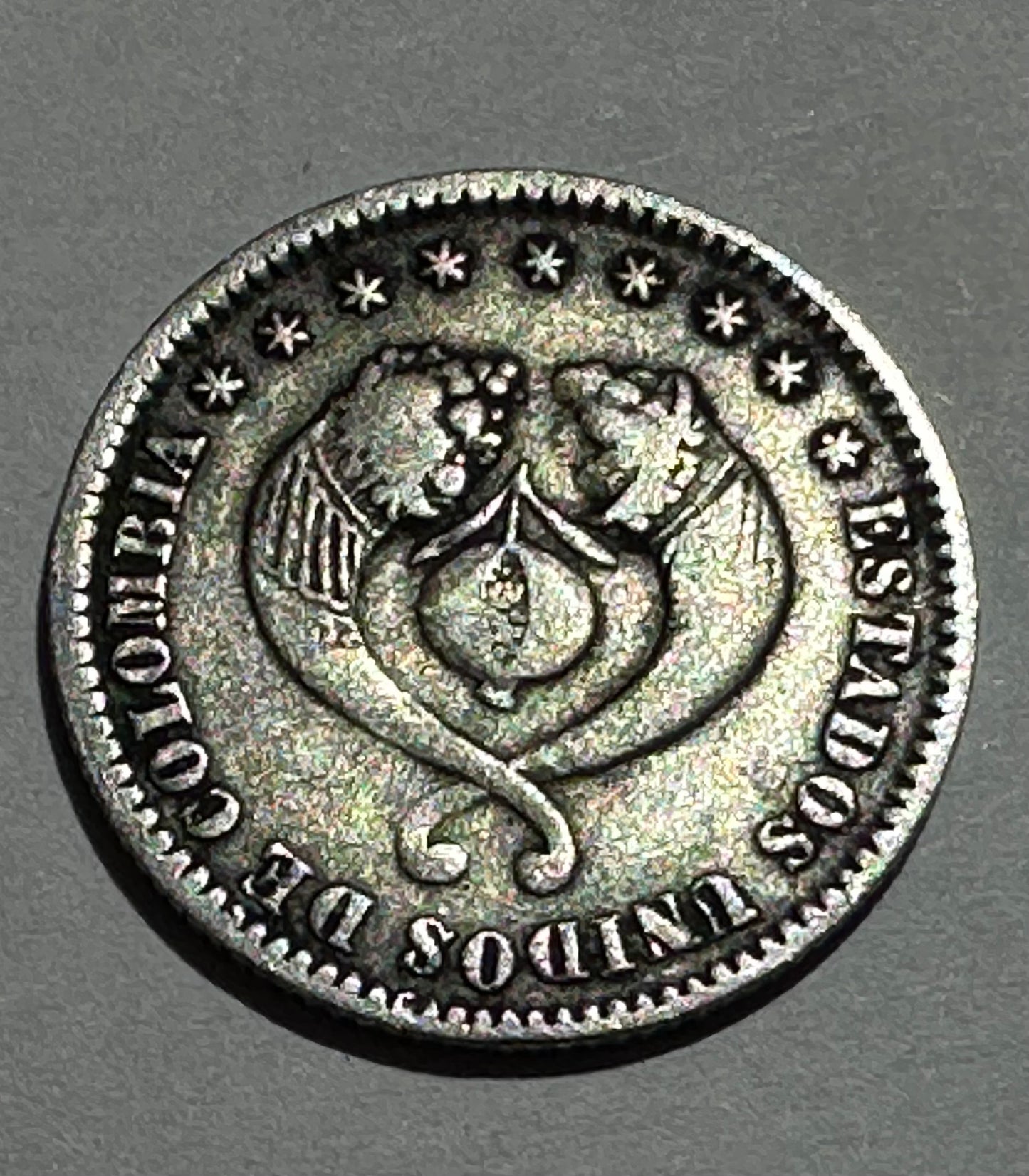 1 Décimo 1866 Colombia