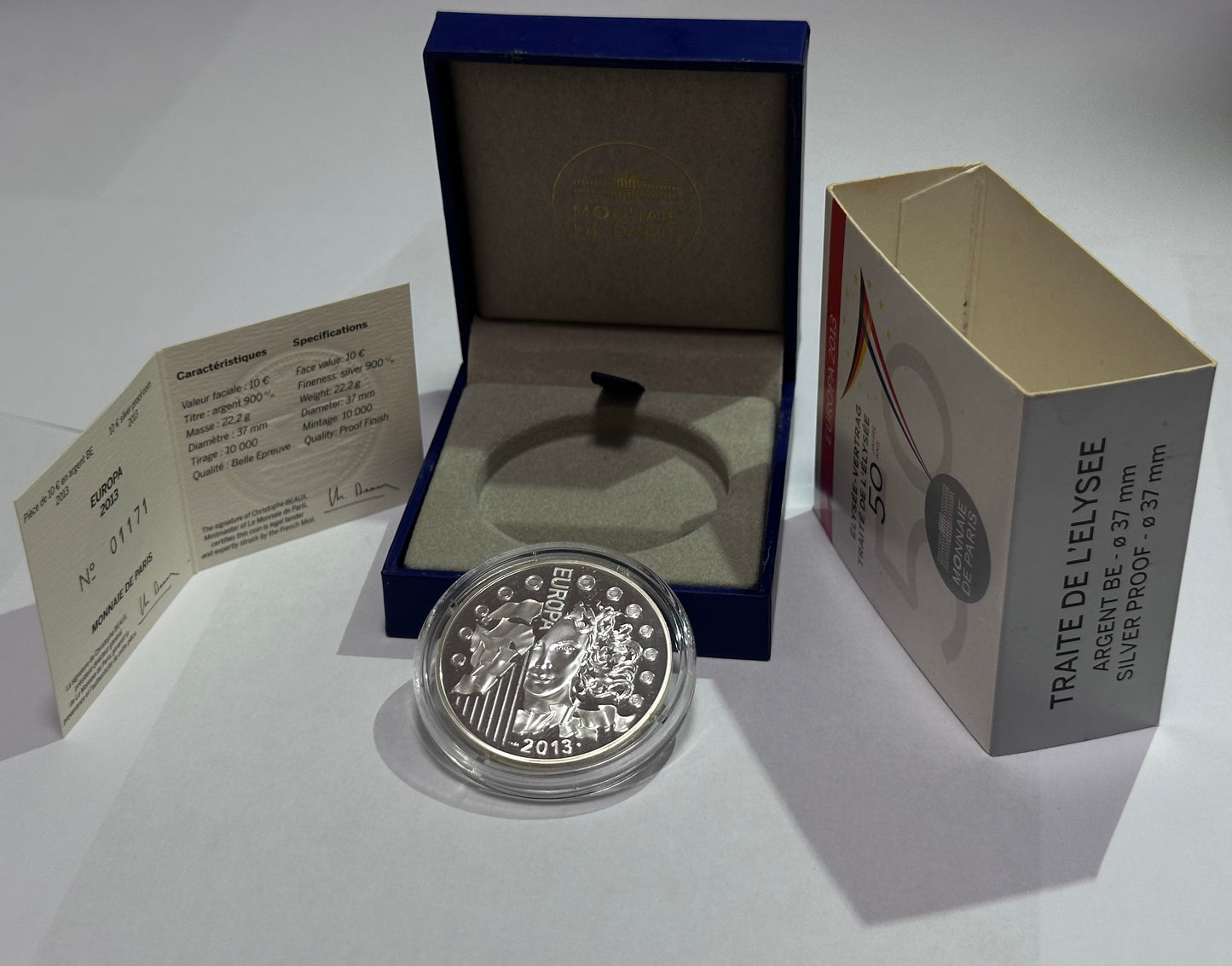 10 euros Francia 2013