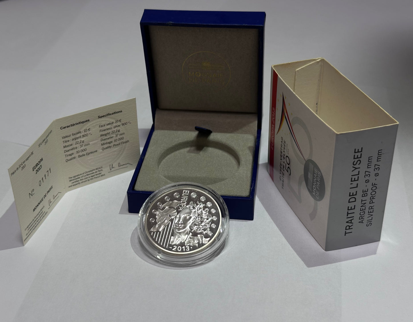 10 euros Francia 2013