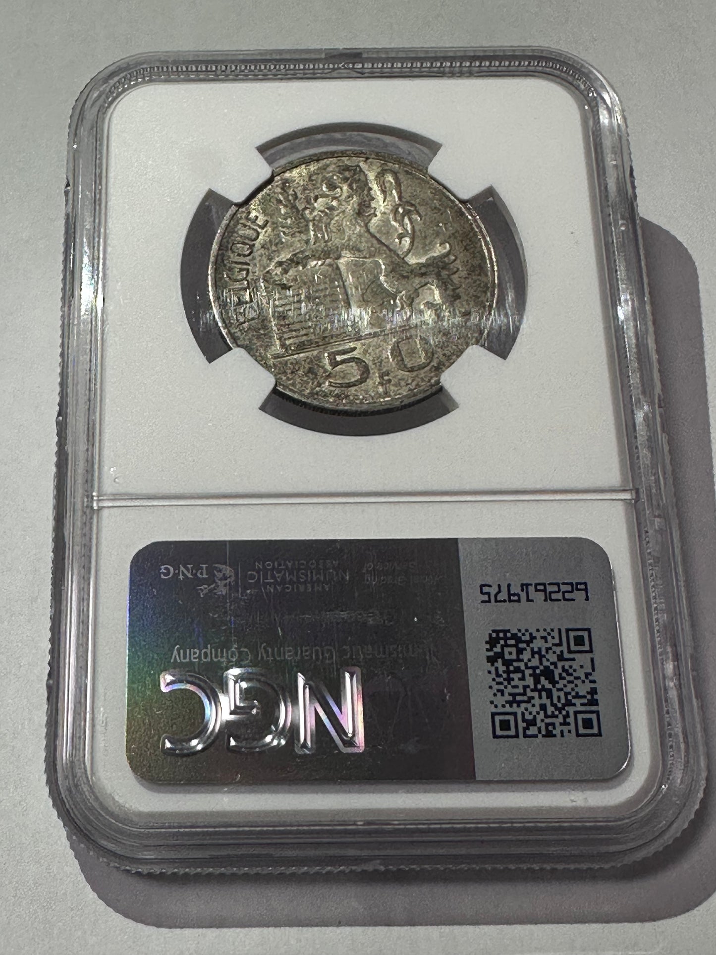 50 francs 1948 Bélgica