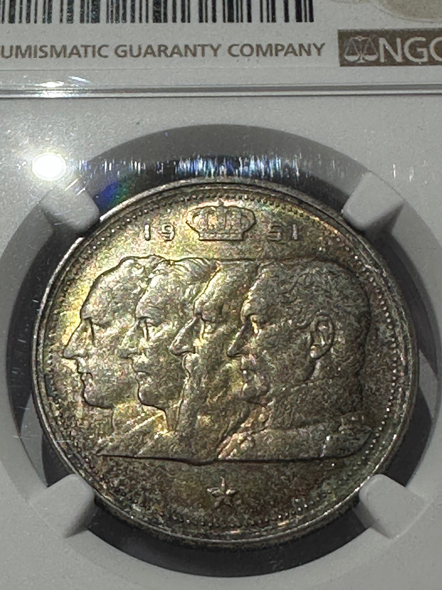 100 francs 1951 Bélgica