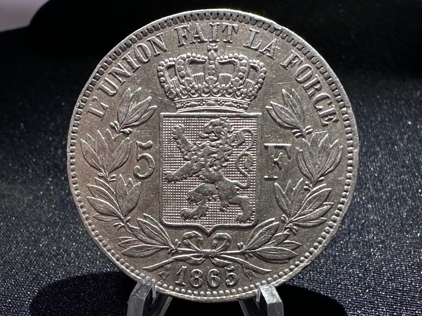 5 francos 1865 Leopold II