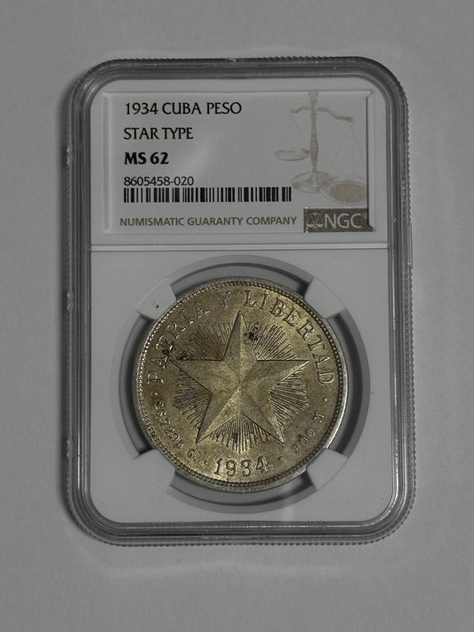 1 Peso Cuba 1934
