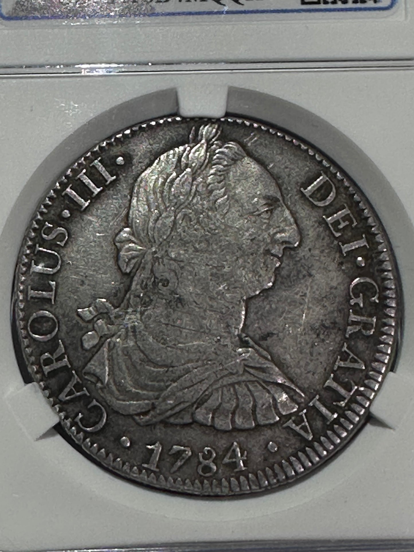 8 reales Carlos III 1784 Mexico