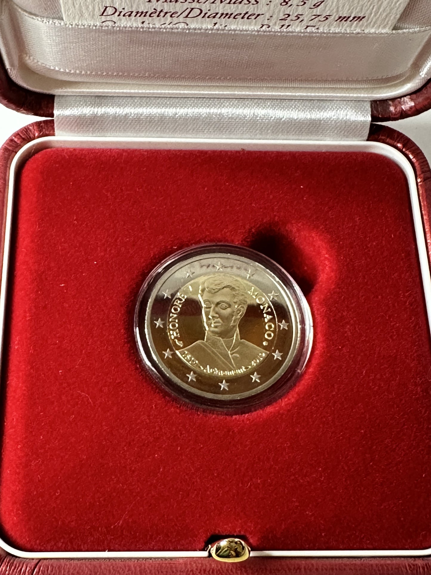 Mónaco 2019 conmemorativa 2 euros "Honore V"