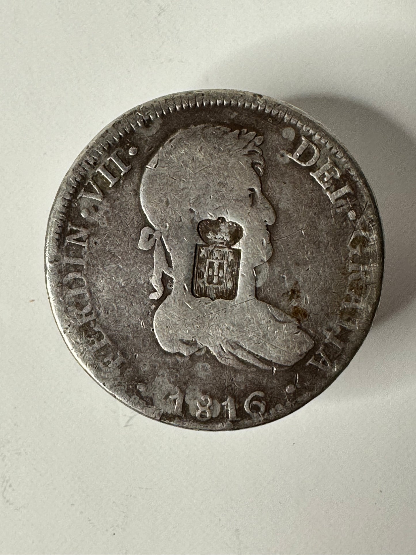 Fernando VII (1808-1833) 8 Reales 1816 Lima JP