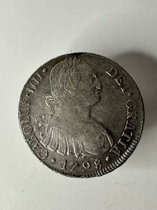 Carlos IV (1789-1808) 8 Reales 1798 Lima IJ