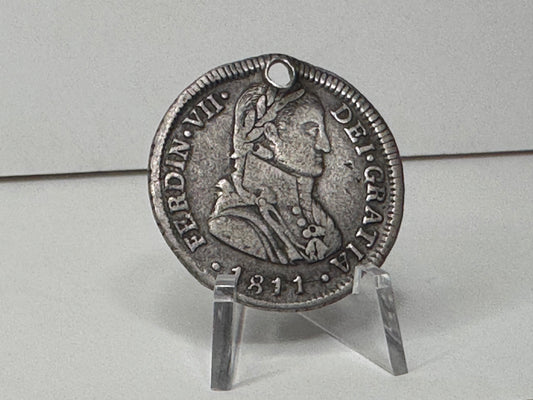 2 Reales de Fernando VII 1811 Almirante
