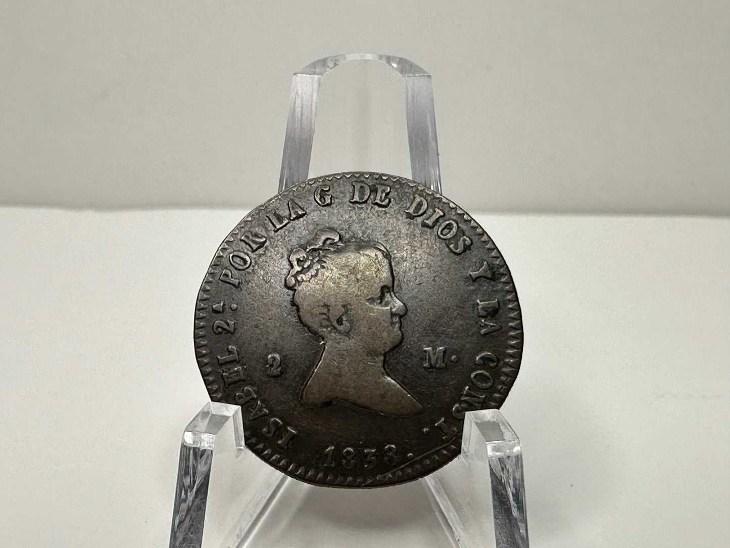 2 Maravedís Isabel II 1838