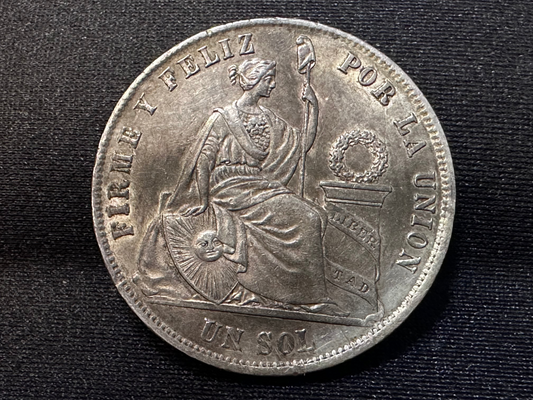 1 Sol Peru 1870 YJ