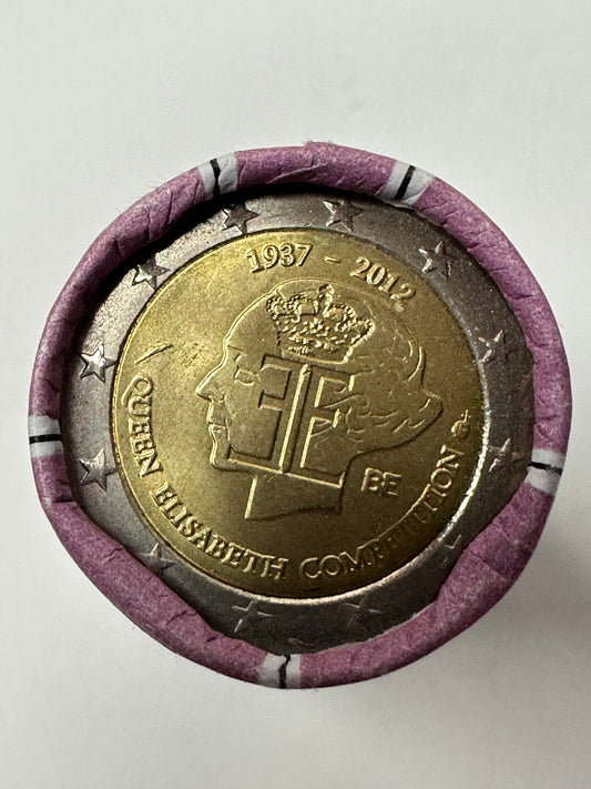 Rollo Conmemorativas de 2 euros de Belgica 2012